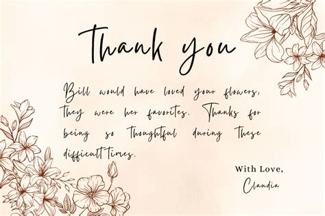 How Do You Sign Off On A Sympathy Thank Card Sitedoct Org