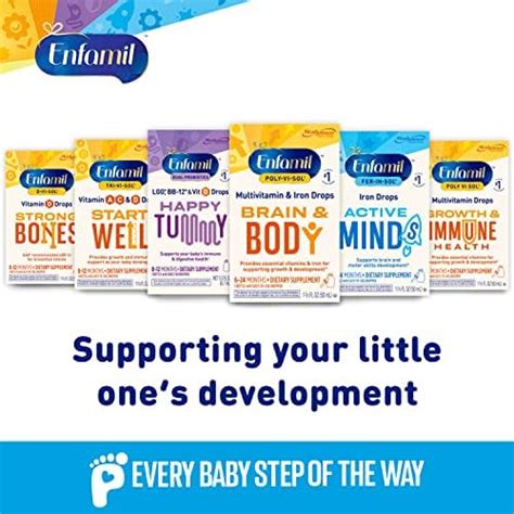 Enfamil Baby Vitamin Poly Vi Sol With Iron Multivitamin Supplement