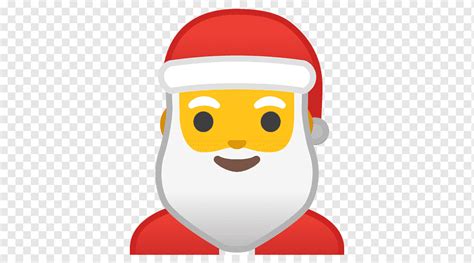 Emoticon De Navidad De Santa Claus Emoji Smiley Celebración De Navidad
