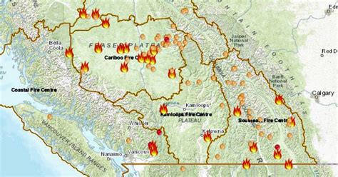 The comstock lake fire was discovered on june 21, and was caused by lightning. This interactive map shows all of B.C.'s wildfires