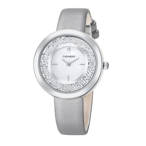 Cagarny 6878 Water Resistant Fashion Women Quartz Wrist Watch With