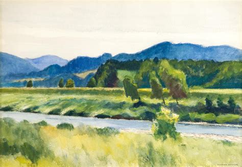 Edward Hopper Rain On River For Sale At 1stdibs Edward Hopper