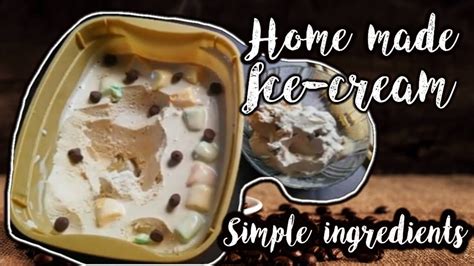 paano gumawa ng homemade ice cream coffee crumble ice cream tutorial youtube