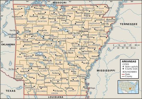 State And County Maps Of Arkansas Arkansas Road Map Printable