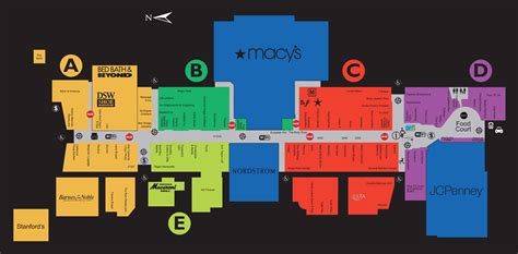 Mall Map Of Northgate Mall A Simon Mall Seattle Wa