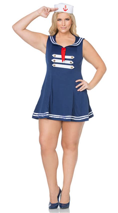 Plus Size Pin Up Sailor Costume Plus Size Sailor Costume Plus Size