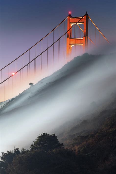 Fog Stream Golden Gate Bridge Photograph By Vincent James Fine Art