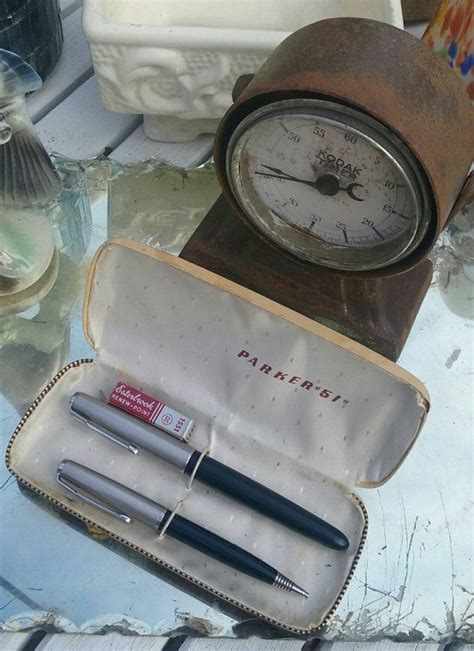Reserved 1951 Parker Pen And Pencil Setvintage Parker Pen Etsy