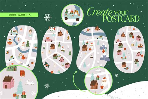 Christmas Holidays And Map Creator By Nassyart Thehungryjpeg