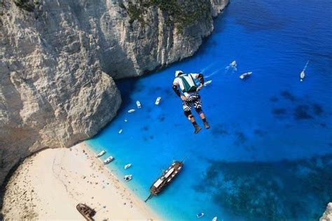 Base Jumping In Zakynthos Greece Hows That For An Adventure