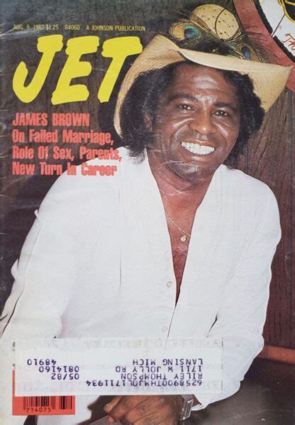 August 9 1982 James Brown Jet Magazines For Sale Vintage Classic