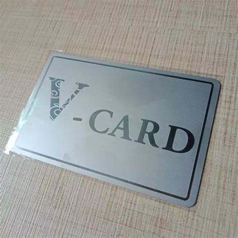 V Card Stainless Steel Metal Virginity Card In Se2 London For £999 For Sale Shpock