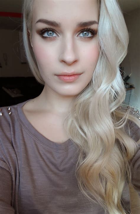 Beautiful Hair Looks Amazing With Her Porcelain Skin Blonde Hair