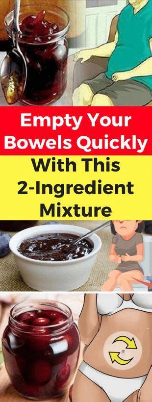 Empty Your Bowels Quickly With This 2 Ingredient Mixture In 2020