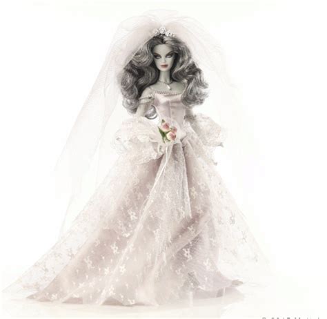 Amazon Com Barbie Haunted Beauty Zombie Bride Gold Label Doll Toys Games Zombie Bride