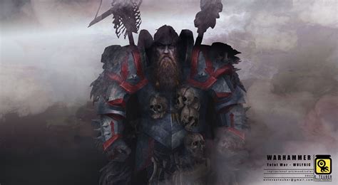 Wulfrik The Wanderer Norsca Warhammer Fantasy фэндомы Total