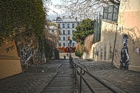 Escaliers Montmartre Photo De Hdr Paris Passion