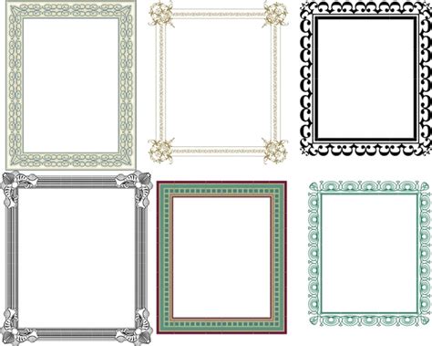 Artistic Frames 2 Free Vector In Open Office Drawing Svg Svg