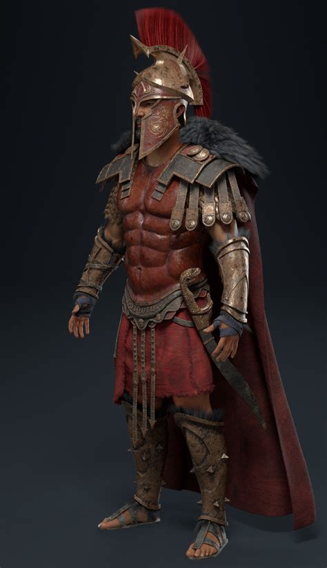 Artstation Spartan War Hero Assassins Creed Odysseyfanart