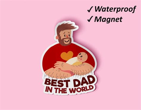 I Love Dad Magnets Bundle Funny Fathers Day Magnets Etsy
