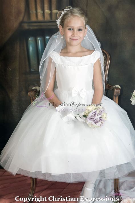 Ballerina First Communion Dress Taffeta Bodice