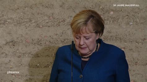 Rede Von Angela Merkel Zum Mauerfall Vor 30 Jahren Am 09 11 1989 In Der