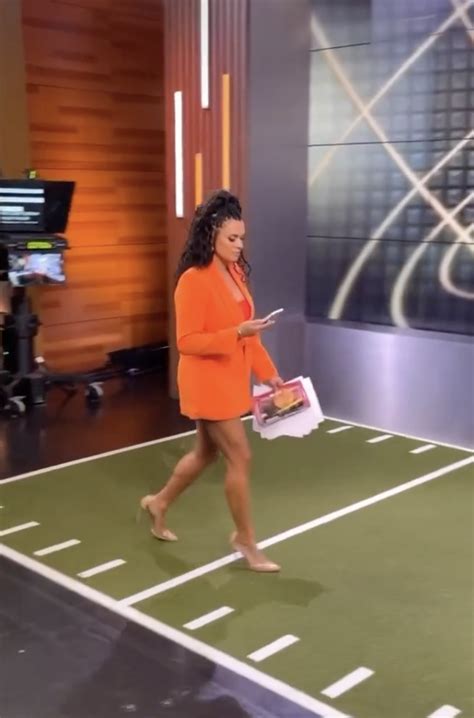 Joy Taylor Shows Off Astonishing Toned Legs As Fox Sports Host Struts