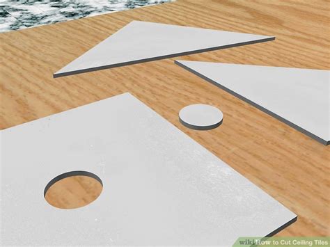 Styrofoam ceiling tiles are versatile and can add beauty to any room. How to Cut Ceiling Tiles: 8 Steps (with Pictures) - wikiHow