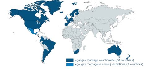 A Map Of Countries Where Same Sex Marriage Is Legal Rmapporn