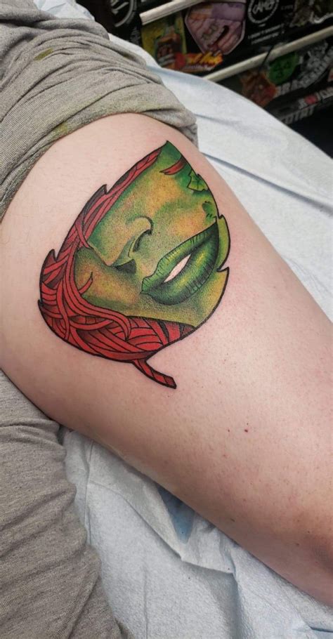 Poison Ivy Tattoo At Fat Kat Tattoo In Jacksonville Fl