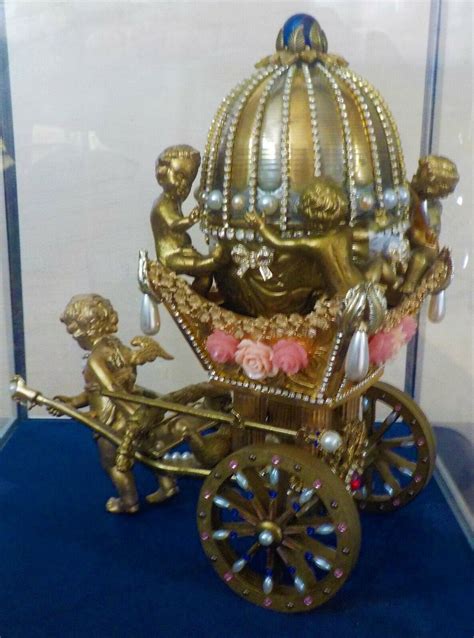 Did The Lost Cherub With Chariot Imperial Faberge Egg Look Like This