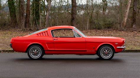 Signal Flare Red 1966 Ford Mustang