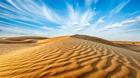 Premium Photo Dunes Of Thar Desert Rajasthan India