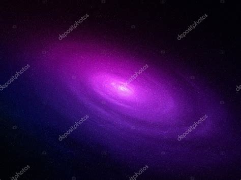 Colorful Purple Spiral Galaxy In Space Stock Photo By ©sakkmesterke