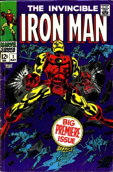 Comic Book Covers Comicbookcovers Iron Man 1 May 1968