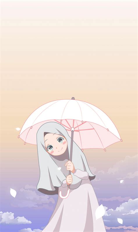 Gratis Kumpulan Wallpaper Anime Hijab HD Terbaru Background ID