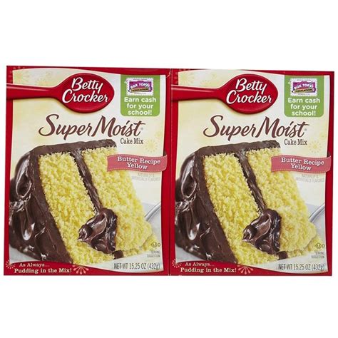 Modified corn starch, corn starch, palm oil, propylene glycol mono and diesters of fatty acids, salt, distilled monoglycerides, dicalcium phosphate, sodium stearoyl lactylate, natural and artificial flavor, xanthan gum, cellulose gum, yellows. Betty Crocker Super Moist Cake Mix, Butter Recipe Yellow - 15.25 oz box,3 pack - Walmart.com ...