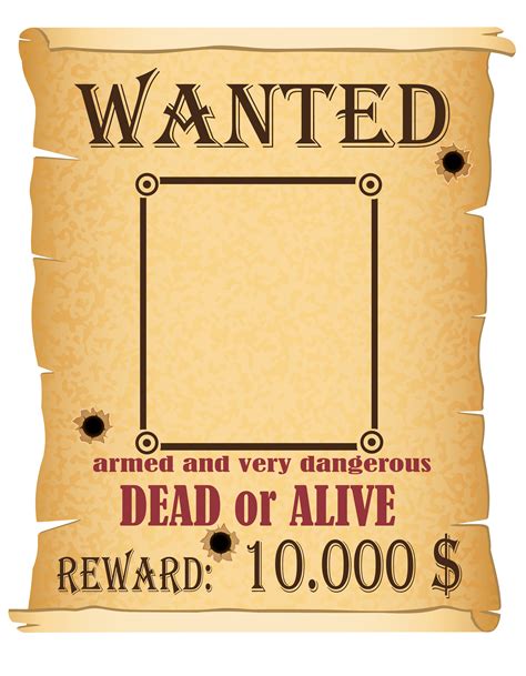 Announcement Wanted Criminal Poster Vector Illustration 489564 Vector