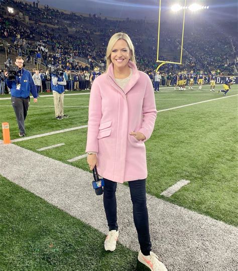 NBC sideline reporter Kathyrn Tappen admits 'the secret is out' as she