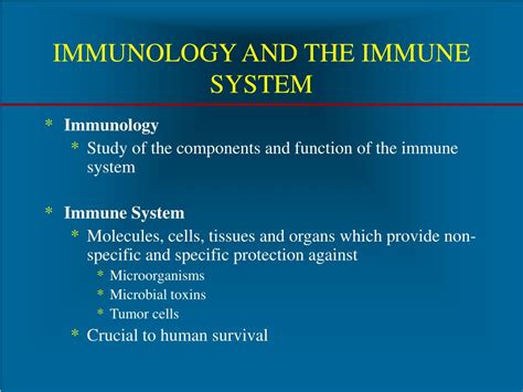 Ppt Biology 320 Immunology Powerpoint Presentation Free Download