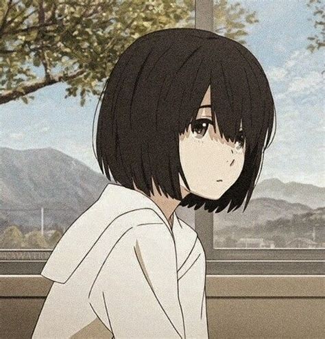 Chill Anime Girl Sad Aesthetic Anime Pfp Revisi Id