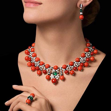 Stunning Necklace And Ring From Cartier Magicien Collection Stones