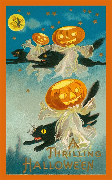 Halloween Vintage Scary Card Free Stock Photo Public Domain Pictures