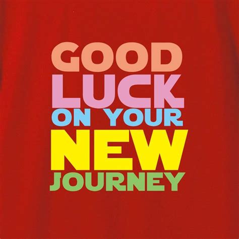 ゆうパケット対応 オリジナルプリントtシャツ Good Luck On Your New Journey 旅立つ仲間への贈り物に Ot