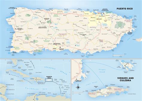 Maybe you would like to learn more about one of these? Large detailed map of Puerto Rico with roads, cities ...