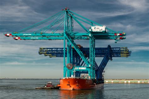Largest Cranes On East Coast Arrive At Norfolk International Terminals