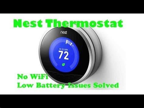 The nest security sensors have a battery life typically between 6 months and 3. Nest Thermostat No WiFi or Low Battery Issues Solved - YouTube