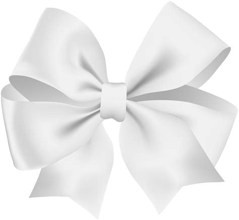 White Bow Clip Art