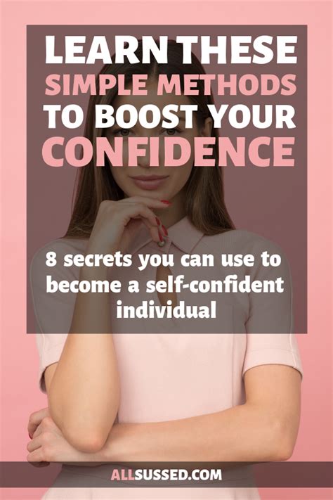 Easy Ways To Boost Self Confidence All Sussed Self Confidence