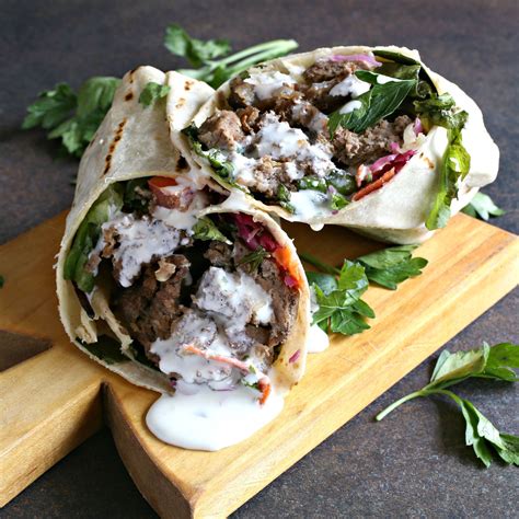 recipe for a home version of the classic spit roasted lamb doner kebab served as a sandwich